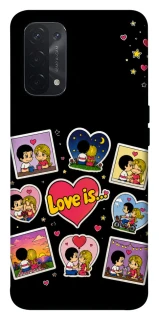 Чехол на Oppo A54 5G / A74 5G Love is ver.2 фото 1 из 1