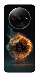 Чохол на Xiaomi Redmi A3 Fire Bitcoin фото 1 з 1