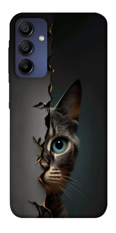 Чехол на Samsung Galaxy A15 4G/5G Кот-подглядыватель v2 фото 1 из 1