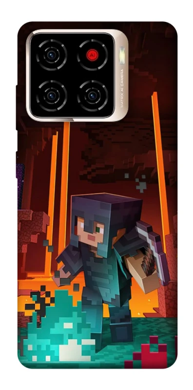 Чохол на ZTE Blade A56 Minecraft game adventure фото 1 з 1