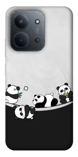 Чехол на Xiaomi Redmi 15C (Global) Four pandas фото 1 из 1