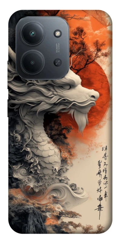 Чохол на Xiaomi Redmi 15C (Global) white dragon фото 1 з 1