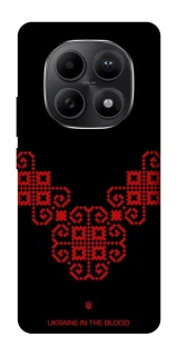Чохол на Xiaomi Redmi Note 15 5G Чорно-червона вишиванка фото 1 з 1