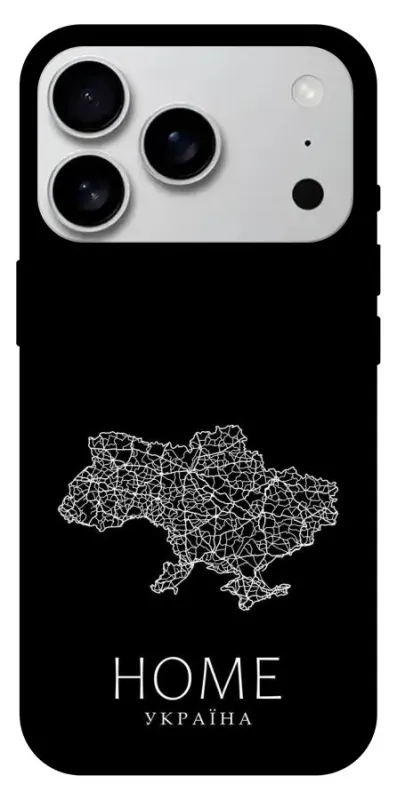 Чехол на Apple iPhone 18 Pro Max Ukraine black map фото 1 из 1