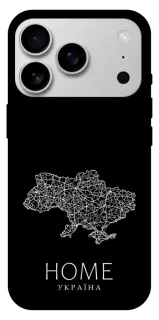 Чехол на Apple iPhone 18 Pro Max Ukraine black map фото 1 из 1