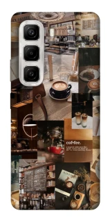 Чехол на Infinix Hot 50 4G Coffee collage ver.2 фото 1 из 1