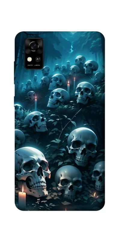 Чохол на ZTE Blade A31 Skulls v3 фото 1 з 1