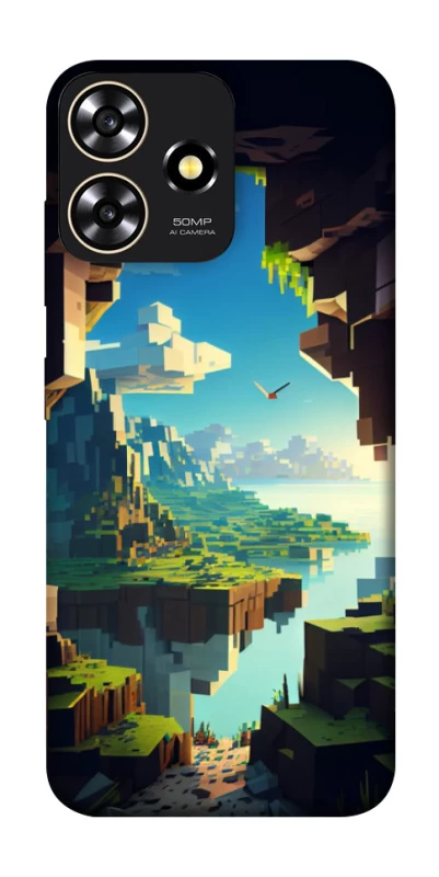 Чохол на ZTE Blade A73 4G Minecraft sunrise фото 1 з 1
