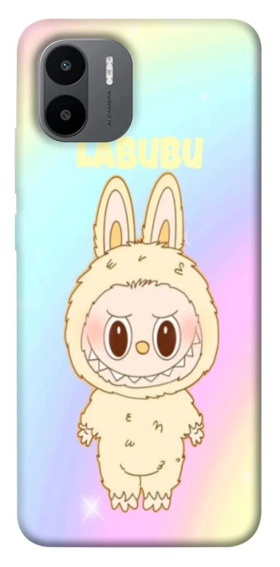 Чохол на Xiaomi Redmi A1 / A2 Fluffy Rainbow Labubu фото 1 з 1