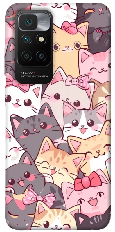 Чохол на Xiaomi Redmi 10 Cute Cat фото 1 з 1