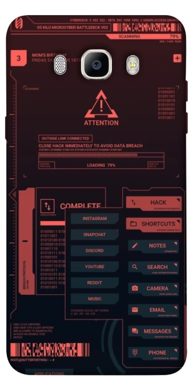 Чохол на Samsung J710F Galaxy J7 (2016) Attention фото 1 з 1