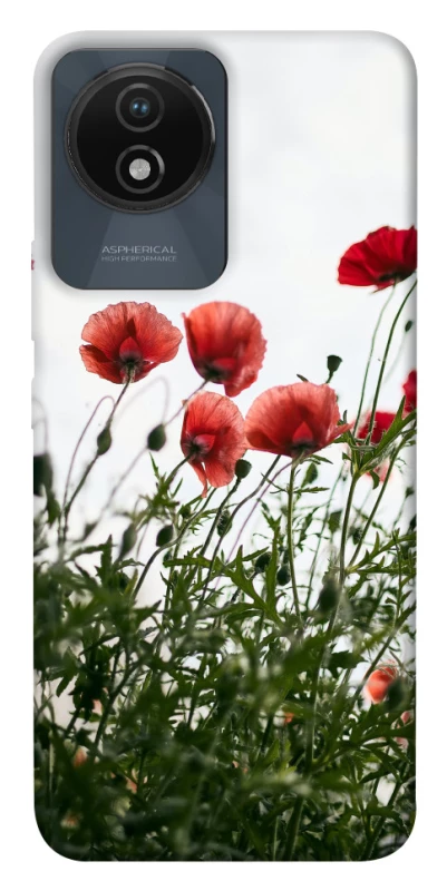 Чехол на Vivo Y02 Поле маков фото 1 из 1