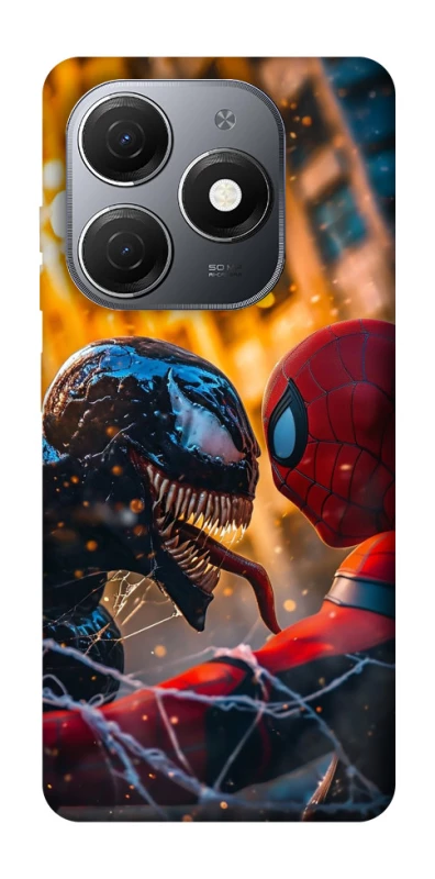Чехол на TECNO Spark 20 Venom vs Spiderman фото 1 из 1