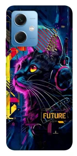Чехол на Xiaomi Poco X5 5G Cyber Cat v2 фото 1 из 1