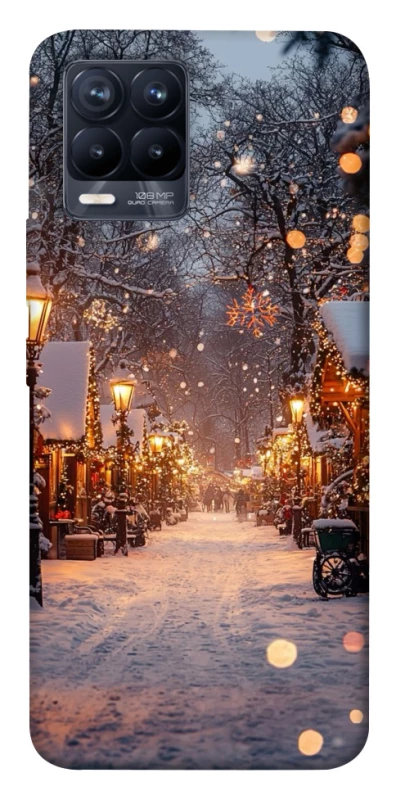 Чохол на Realme 8 Новорічний v50 фото 1 з 1