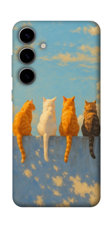 Чехол на Samsung Galaxy S25 cats on wall фото 1 из 1