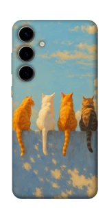 Чехол на Samsung Galaxy S25 FE cats on wall фото 1 Чехол на Samsung Galaxy S25 FE cats on wall фото 1 из 1