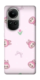 Чохол на Oppo Reno 10 Labubu Flower фото 1 з 2