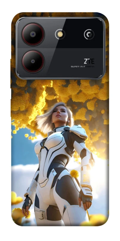 Чохол на ZTE Blade A54 4G Cyber space girl ver.3 фото 1 з 1