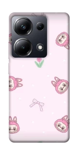 Чохол на Xiaomi Poco M6 Pro 4G Labubu Flower фото 1 з 1