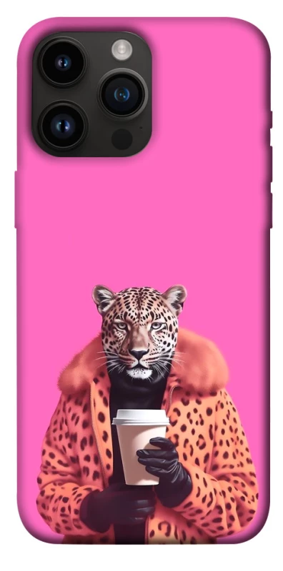 Чохол на Apple iPhone 14 Pro Max (6.7") Леопард з кавою фото 1 з 1