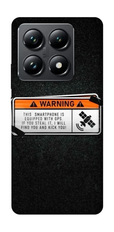 Чехол на Xiaomi 14T Pro Warning фото 1 из 1