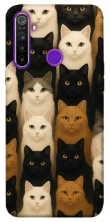 Чохол на Realme 5 Colorful Cat Collage фото 1 Чохол на Realme 5 Colorful Cat Collage фото 1 з 1