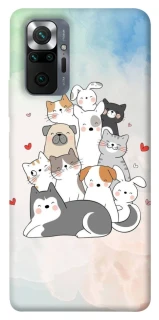 Чохол на Xiaomi Redmi Note 10 Pro Funny Pets ver.2 фото 1 з 1
