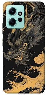Чохол на Xiaomi Redmi Note 12 4G gold dragon фото 1 з 1