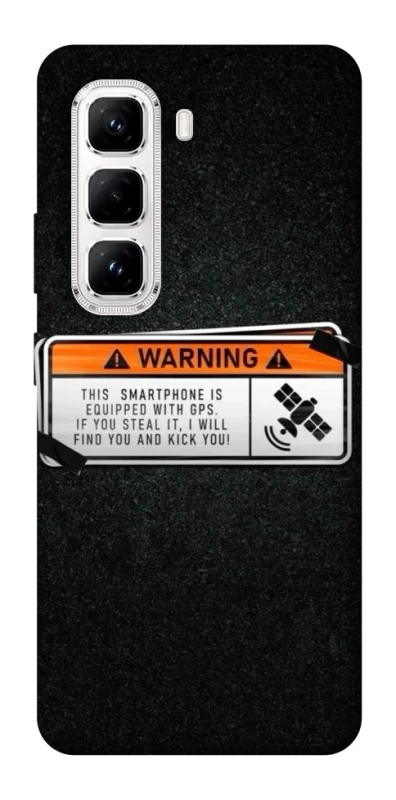 Чохол на Infinix Hot 50 Pro Warning фото 1 з 1