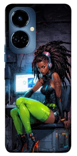 Чохол на TECNO Camon 19 Cyber girl фото 1 з 1