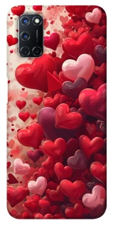 Чохол на Oppo A52 / A72 / A92 Many hearts фото 1 з 1