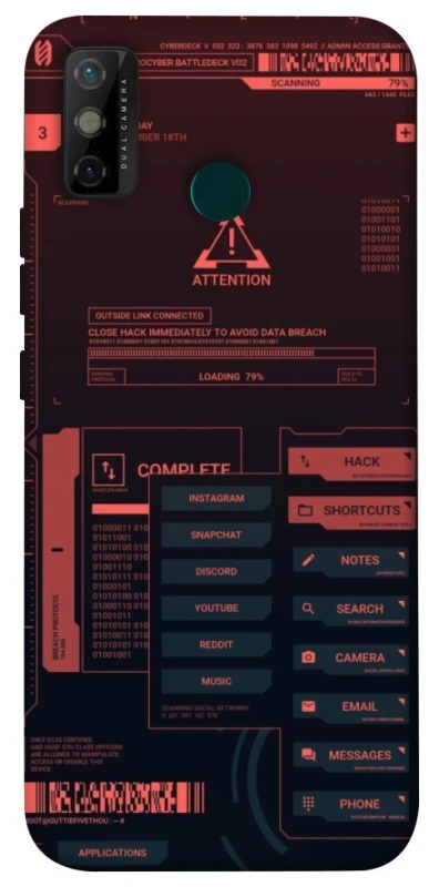 Чохол на TECNO Spark 6 Go Attention фото 1 з 1