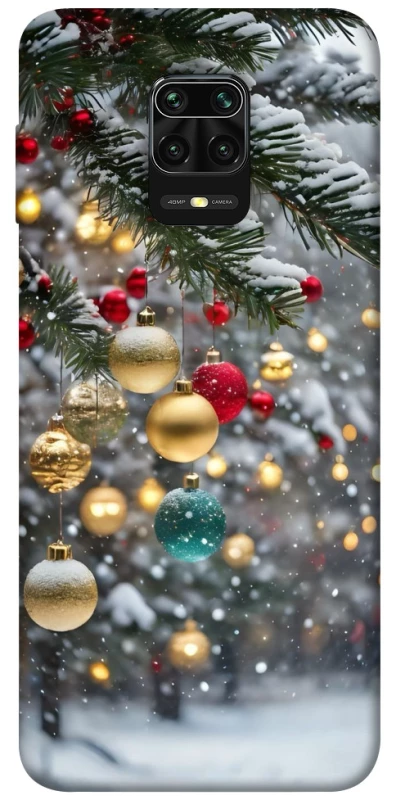Чехол на Xiaomi Redmi Note 9s / Note 9 Pro / Note 9 Pro Max Новогодний v48 фото 1 из 1