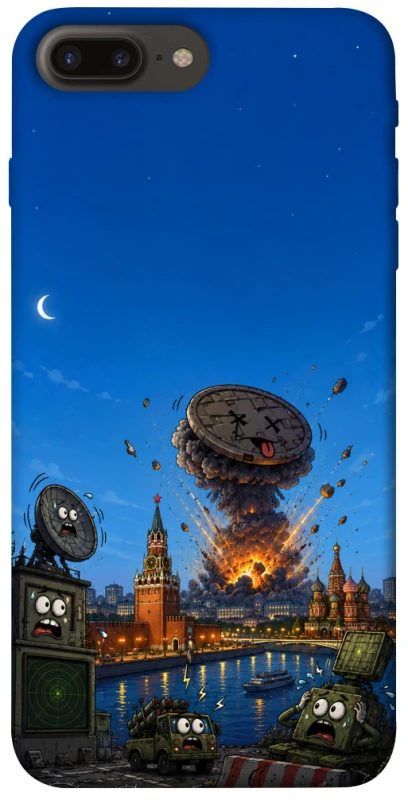 Чехол на Apple iPhone 7 plus / 8 plus Moscow never sleeps ver.8 фото 1 из 1