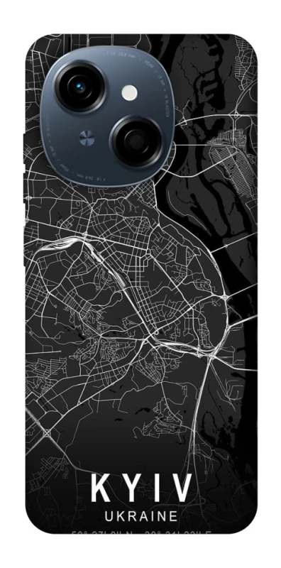 Чехол на TECNO Spark Go 1 Kyiv map фото 1 из 1
