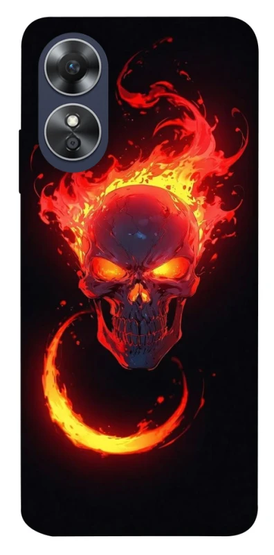 Чохол на Oppo A17 Blood Skull фото 1 з 1