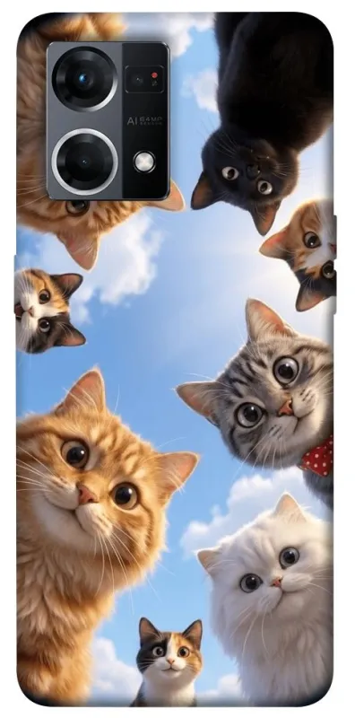 Чехол на Oppo Reno 7 4G Cats фото 1 из 1