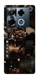 Чохол на Infinix Note 40 Pro 4G Coffee collage ver.1 фото 1 з 1