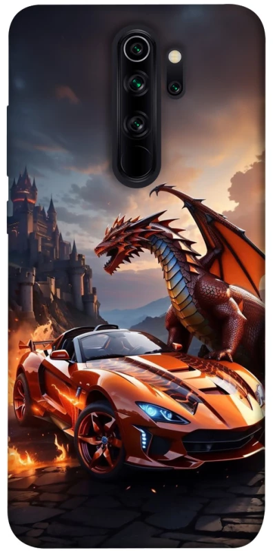 Чехол на Xiaomi Redmi Note 8 Pro Сar and dragon фото 1 из 1