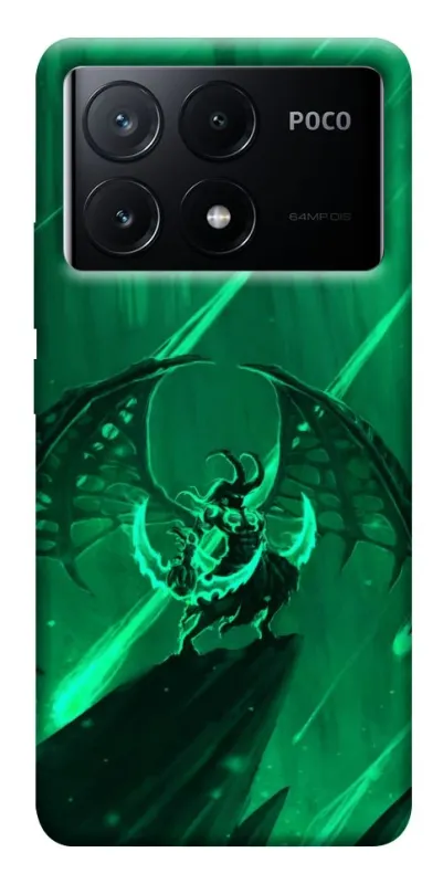 Чехол на Xiaomi Poco X6 Warcraft Illidan фото 1 из 1