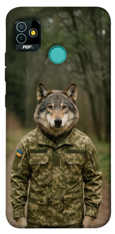Чохол на TECNO POP 5 Вовк захисник фото 1 з 1