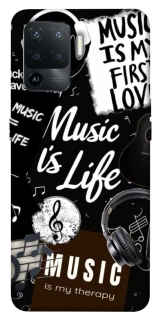 Чехол на Oppo Reno 5 Lite Music is Life фото 1 из 1