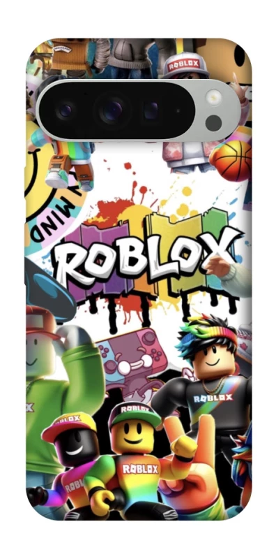 Чехол на Google Pixel 9 Pro XL Roblox Characters Collage фото 1 из 1