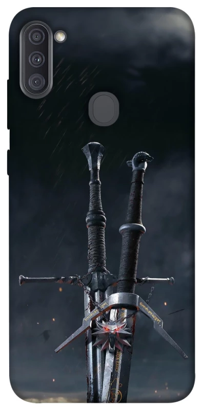 Чохол на Samsung Galaxy A11 Мечі Ведьмака фото 1 з 1