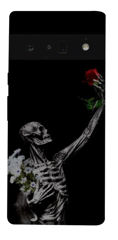 Чохол на Google Pixel 6 Pro Skeleton vs Rose фото 1 з 1