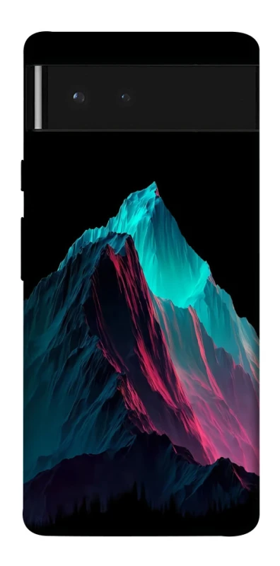 Чехол на Google Pixel 6 Neon mountains фото 1 из 1