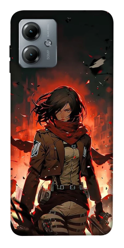 Чохол на Motorola Moto G14 Mikasa v2 фото 1 з 1