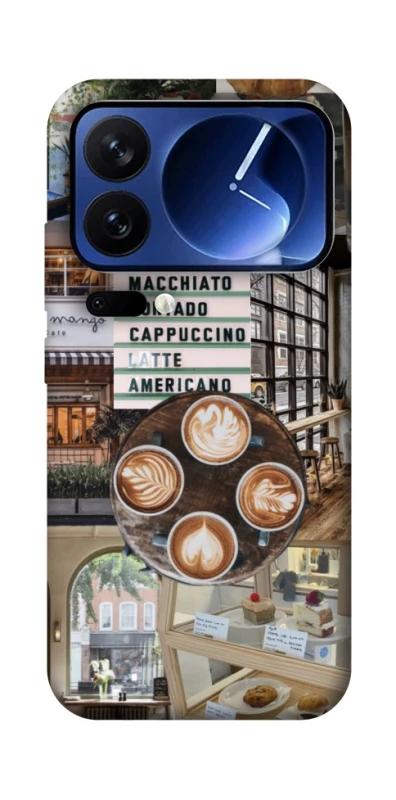 Чехол на Xiaomi 17 Pro Coffee collage ver.5 фото 1 из 1