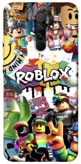 Чохол на Xiaomi Redmi 9 Roblox Characters Collage фото 1 з 1